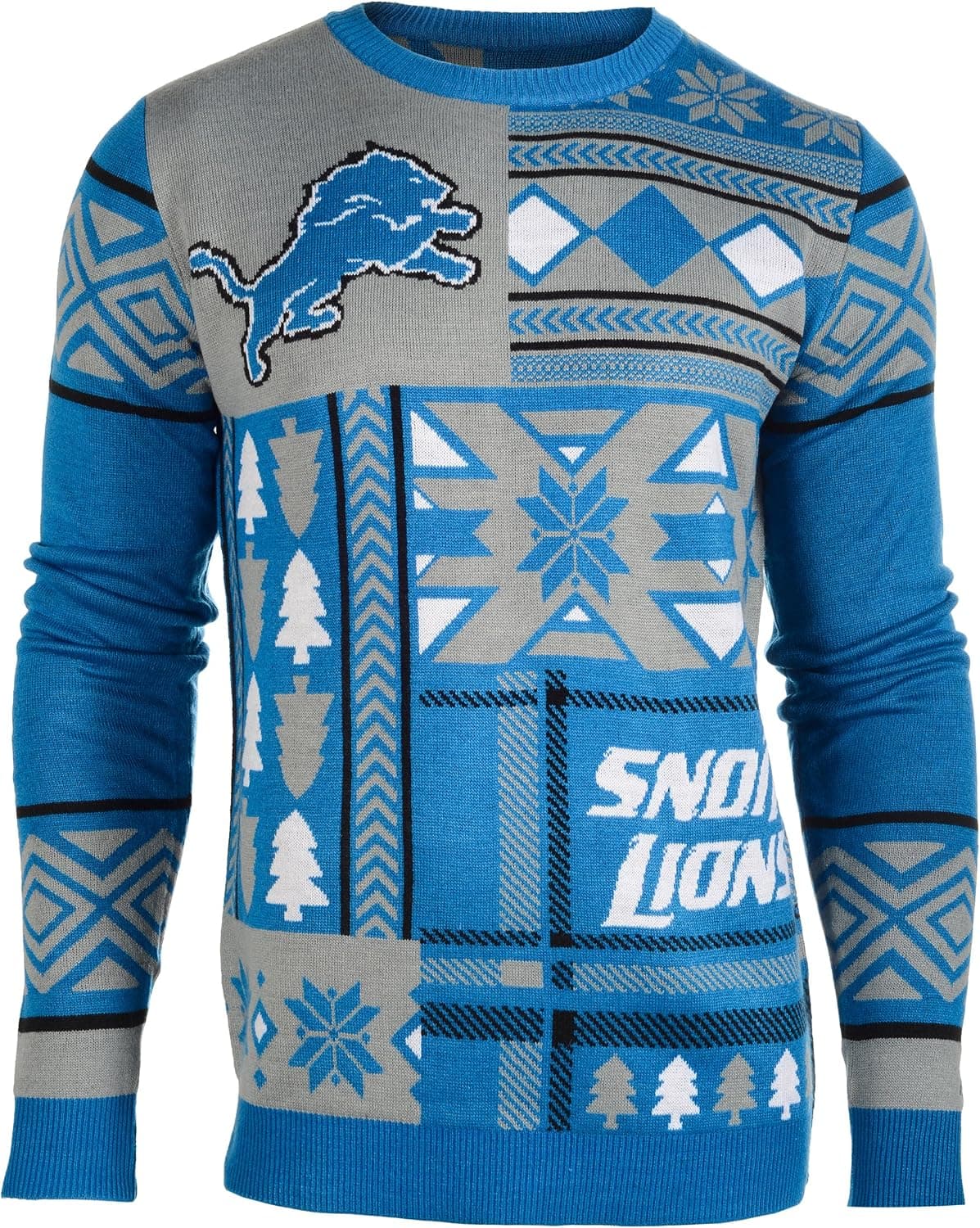FOCO NFL Patches Ugly Sweater