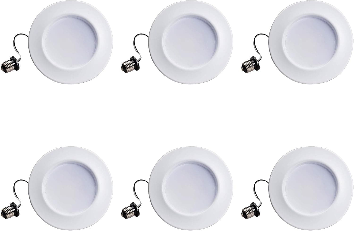 Philips LED myLiving Dimmable 5”/6” Downlight Recessed Lighting Fixture: 650-Lumens, 5000-Kelvin, 11-Watt (65-Watt Equivalent), E26 Medium Screw Base, Daylight, 6-Pack