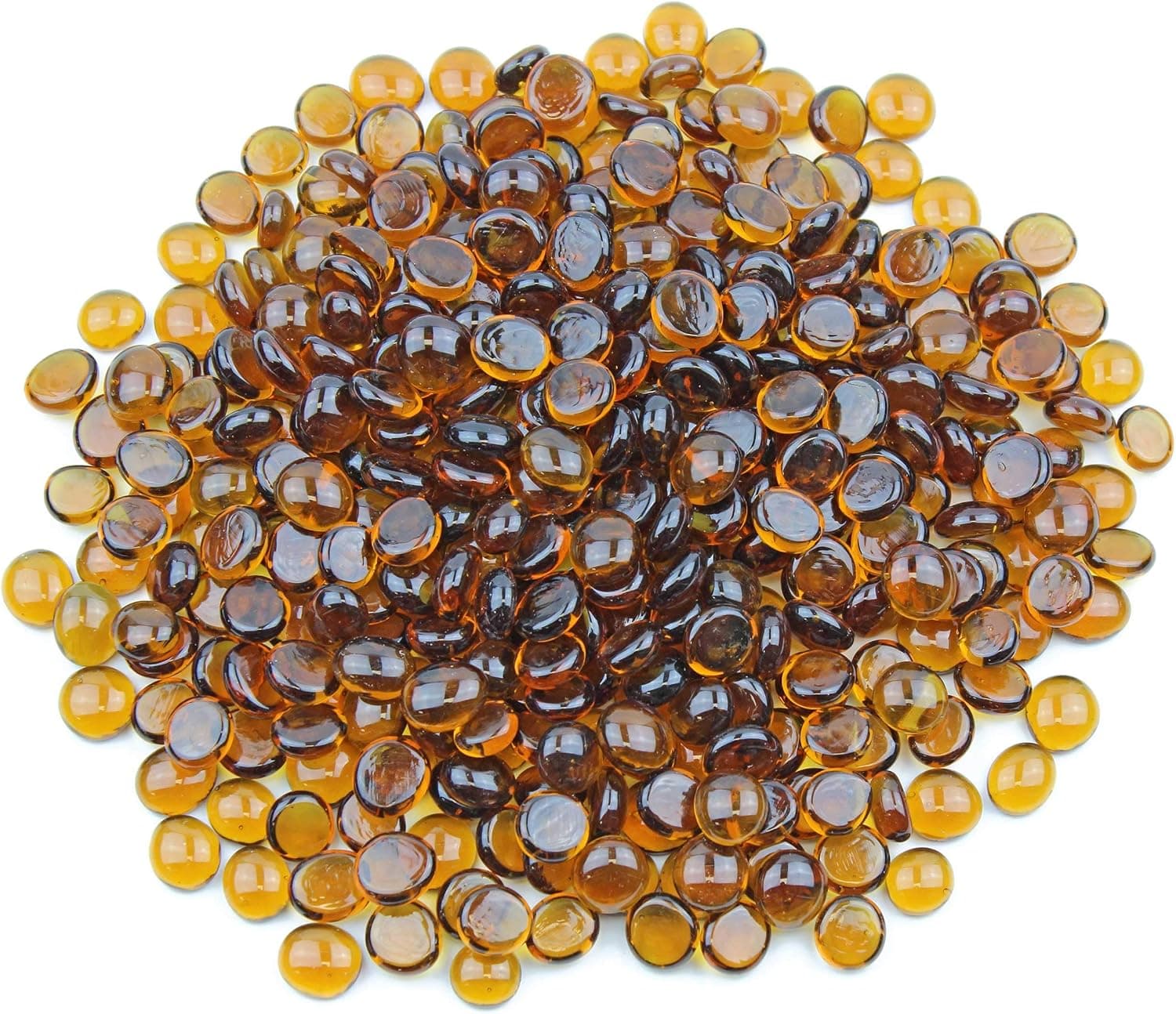 Gemnique Mini Glass Gems - Amber (48 oz.)