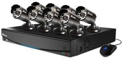 Swann SWDVK-814258-US Advanced Series 8-Channel D1 Digital Video Recorder and 4 540TVL PRO-510 Cameras (Black)