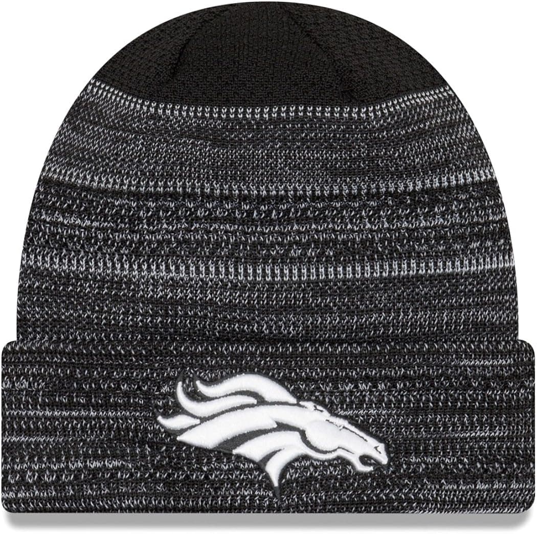 Denver Broncos New Era 2017 NFL "Cold Weather TD" Knit Hat - Black