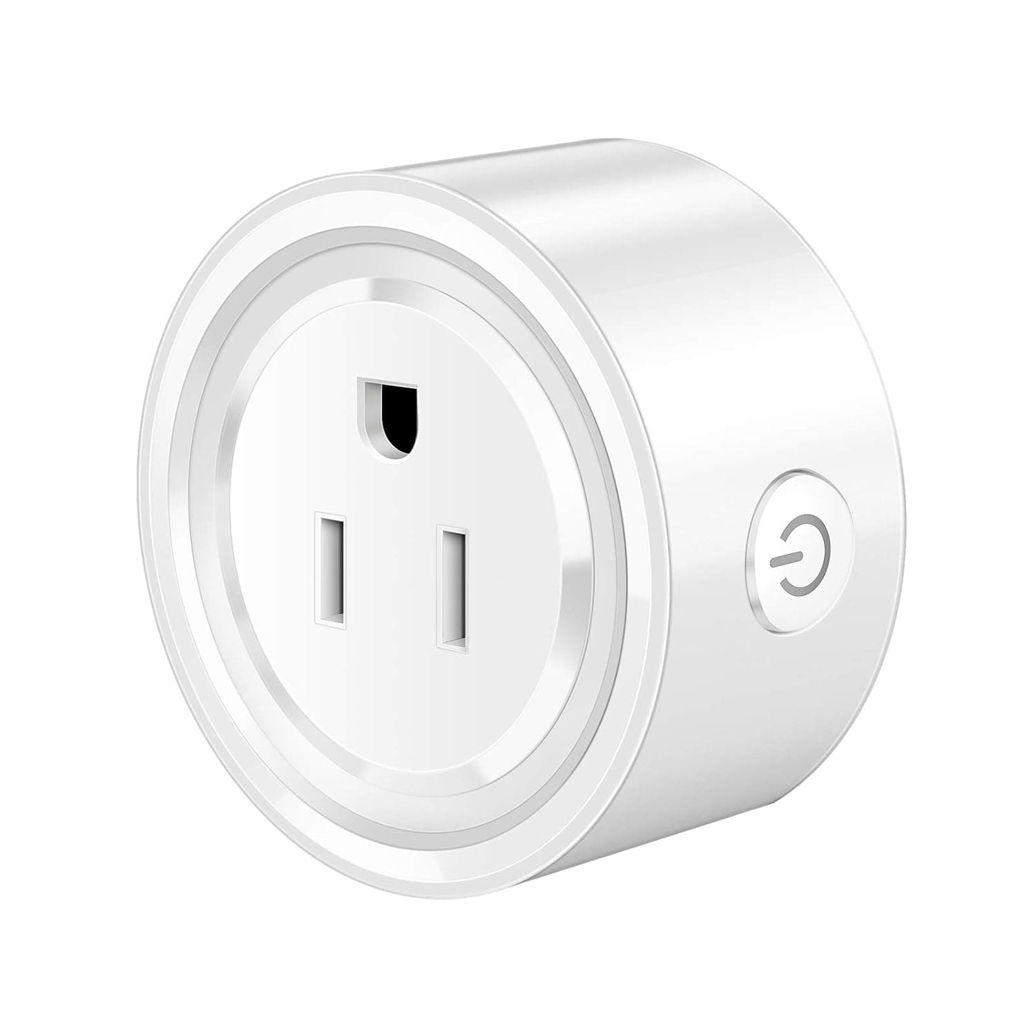 Smart plug Homeazi Mini WiFi Outlets with APP control Voice Control,Timer function can work with Alexa and Google Home, 2.4GHz WiFi, No Hub Required, 1 Pack