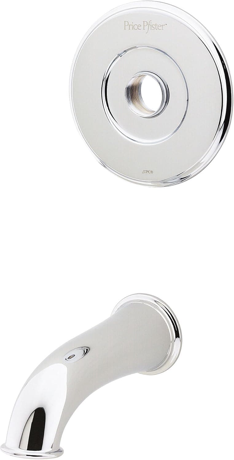 Pfister Universal 0X8 Series Tub Only Trim - Less Handles, Polished Chrome
