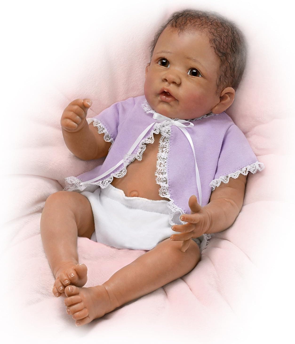 The Ashton-Drake Galleries Linda Murray So Truly Real Poseable Newborn Baby Girl Doll
