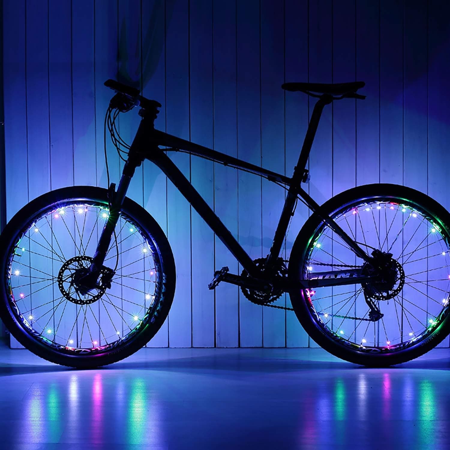 Caly Waterproof LED Bike Wheel Lights for All Ages 1 Pack