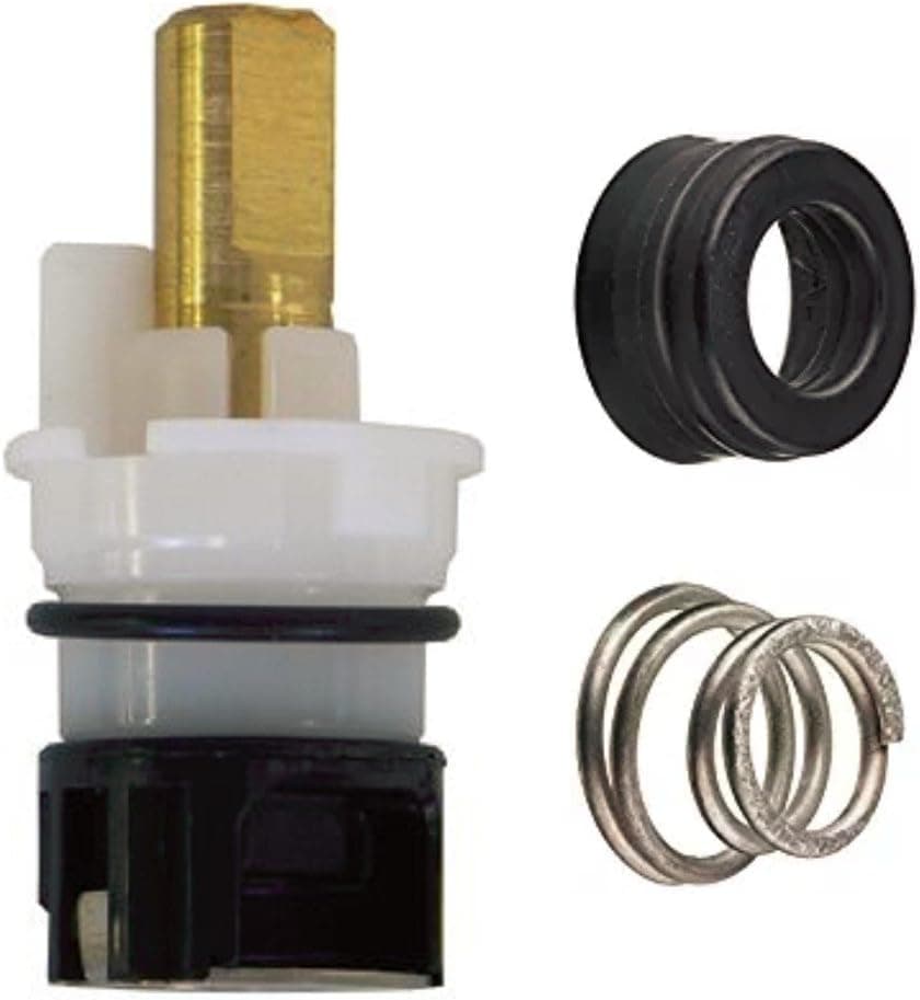 RP25513 faucet stem assembly repair kit replacement fits Various two handle lavatory, centerset, widespread faucet + RP4993 seat and spring, RP24096 + RP24097 1/4 turn stop