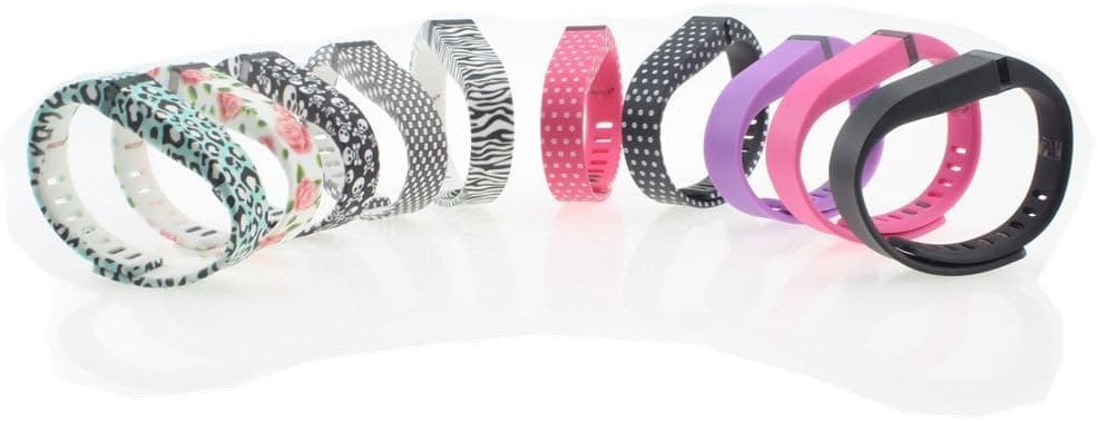 Set 10 Colors Replacement Bands for Fitbit FLEX Small Size