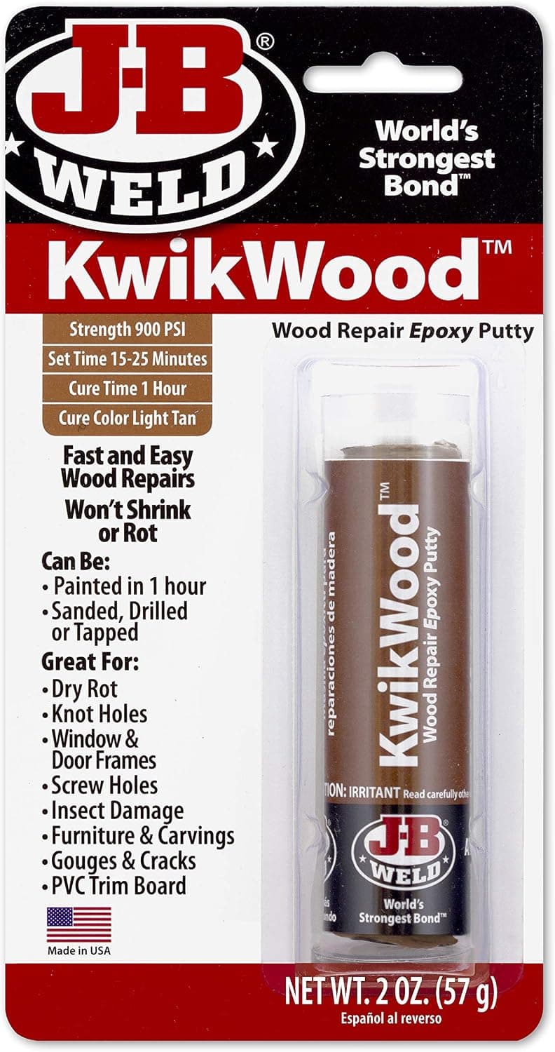 JB Weld Basic Putty Stick Epoxy, 1 Ounce Premium Pack