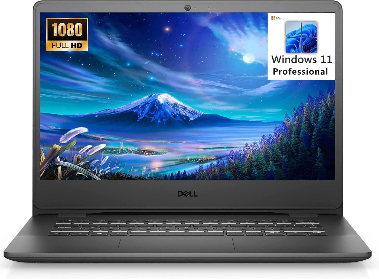Dell Vostro 14 3400 Business Laptop Computer, 14" FHD Anti-Glare, Intel Quad-Core i5-1135G7 (Beat i7-1065G7), 64GB DDR4 RAM, 2TB PCIe SSD + 1TB HDD, 802.11AC WiFi, Bluetooth, Webcam, Windows 11 Pro