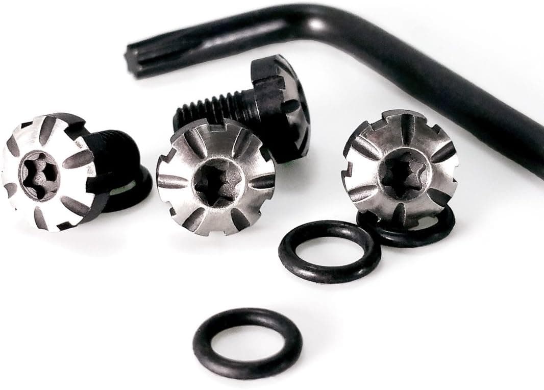 Hoffner 1911 Custom Pistol Grip Screw Set. Includes 4 stainless steel screws, compression O-rings and wrench