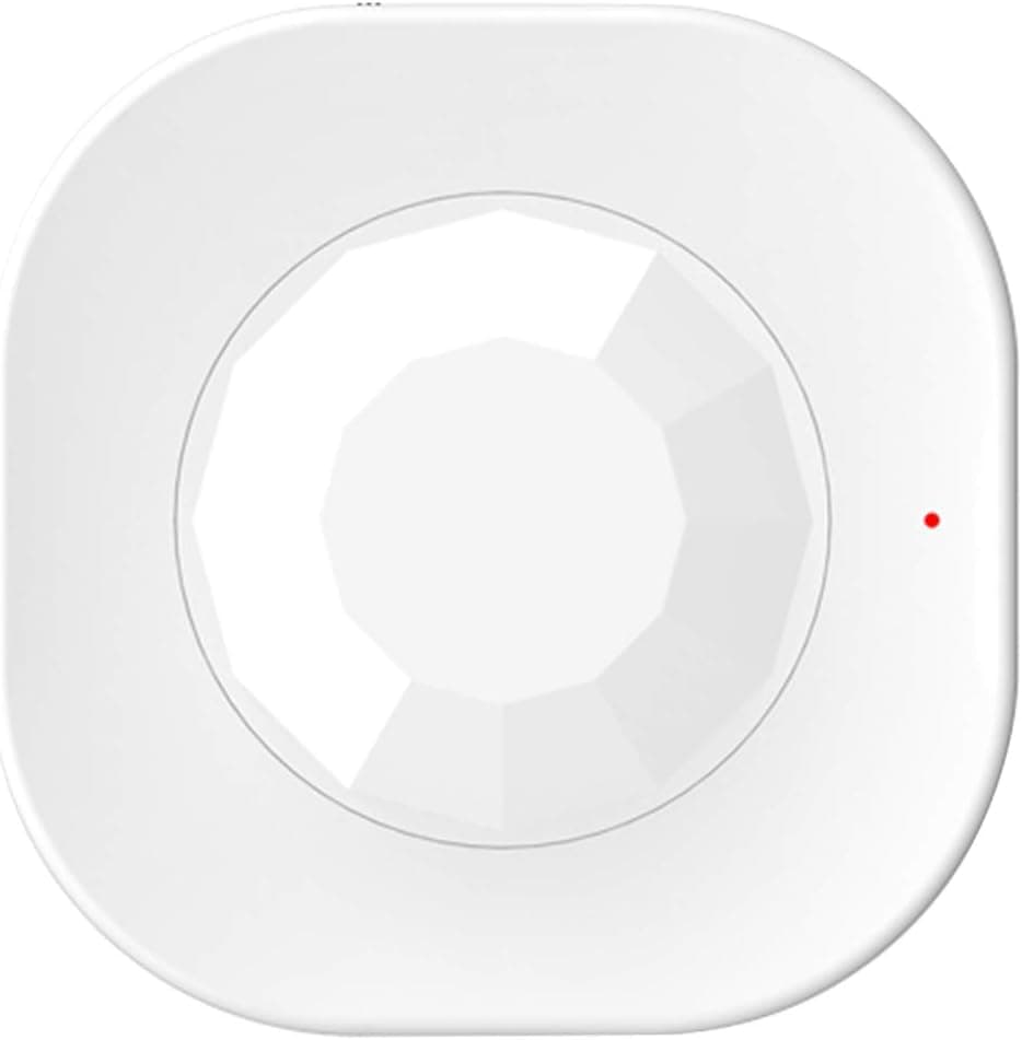 Splenssy WiFi Smart PIR Motion Sensor Wireless PIR Motion Detector Security Alarm Sensor Tuya APP Remote Control Emergency Alert Push Function 110° Sensitive Angle