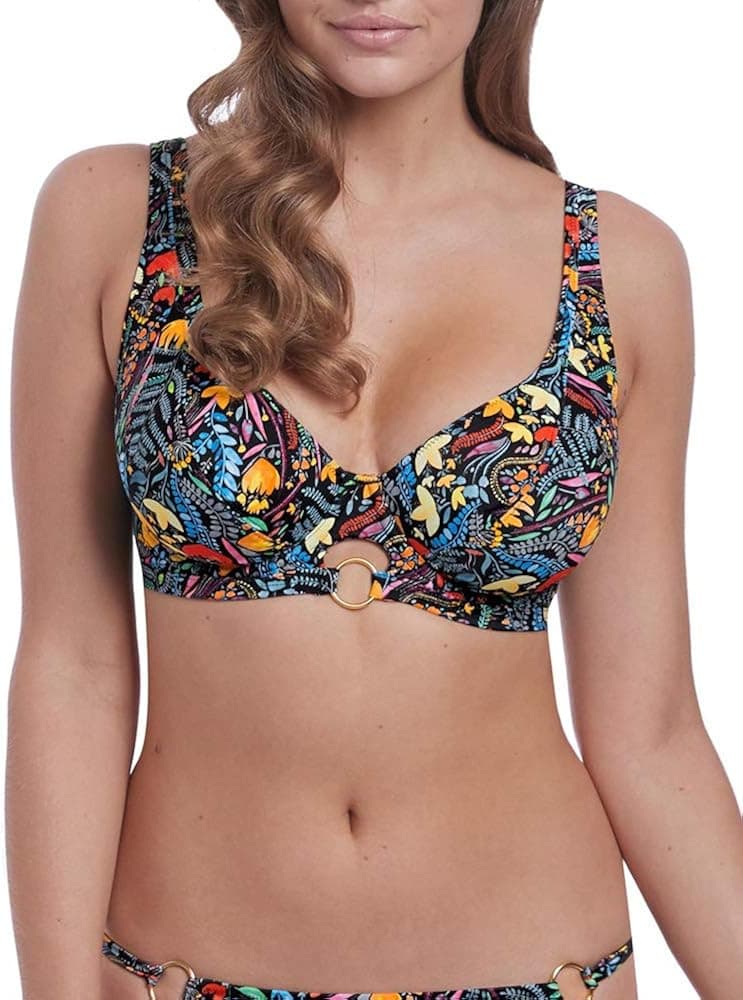 Freya Women's Modern Mystic Underwire High Apex Bikini Swim Top AS6832 34FF Multi