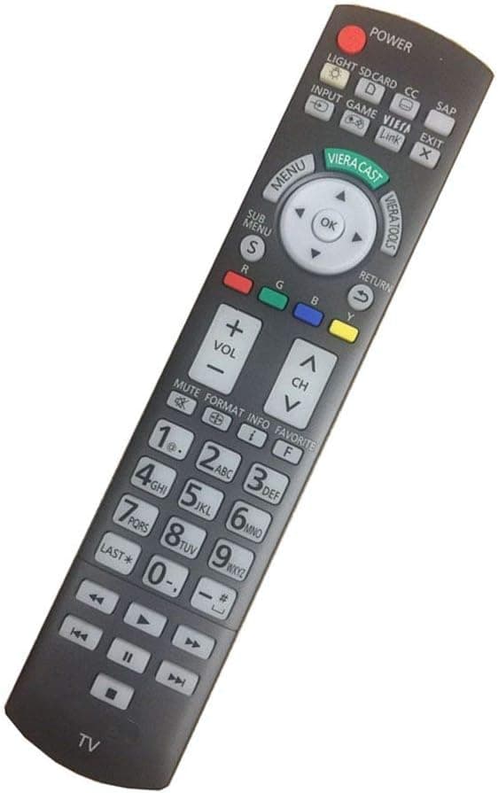 Easy Replacement Remote Control Suitable for Panasonic TH-50PX50U TH-42PD50U Viera LCD LED TV