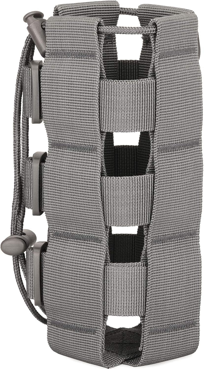 Protector Plus Tactical Water Bottles Pouch Military MOLLE Adjustable Kettle Holder Bag H2O Drinks Carrier Case