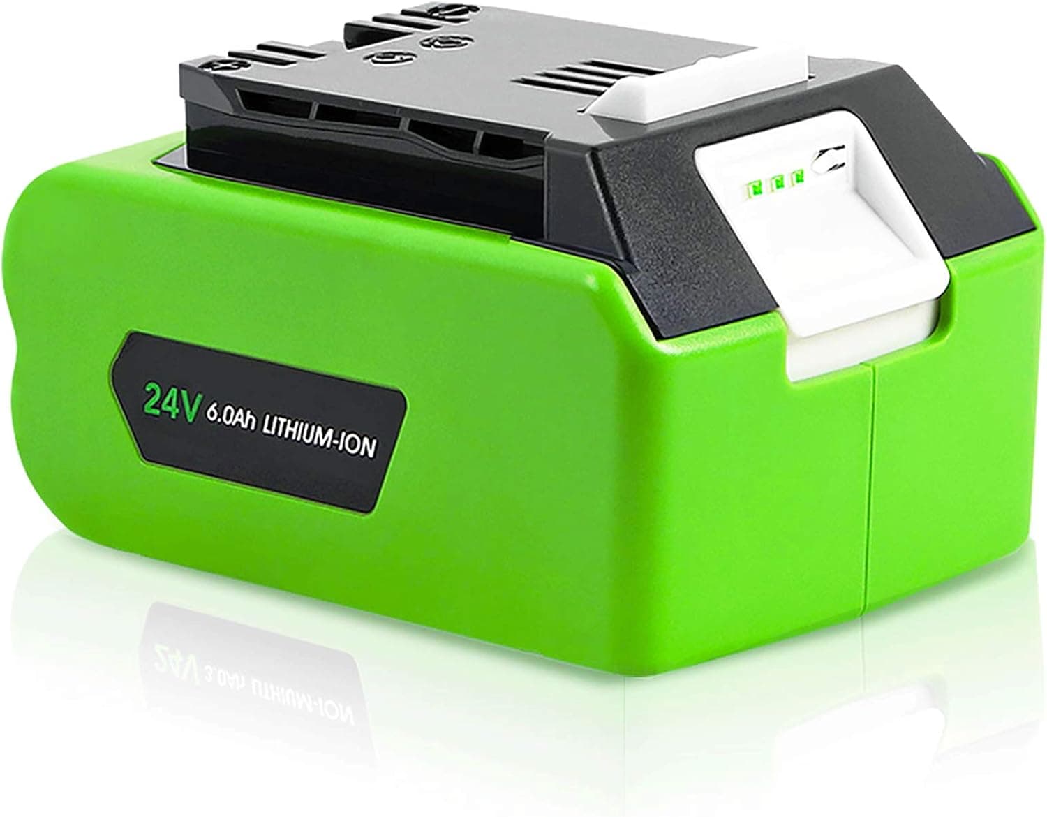 【Upgrade!!】 Calihutt 24V 6.0Ah Replacement Battery for Greenworks 24V Max 29842 29852 29322 Lithium lon Battery 20352 22232 2508302 Cordless Tools【NOT for 48V】