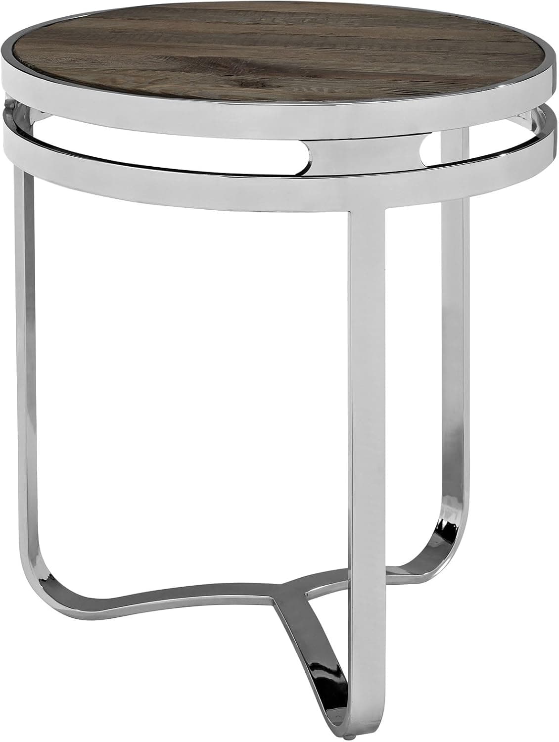 Modway Provision Wood Top Round Side Table