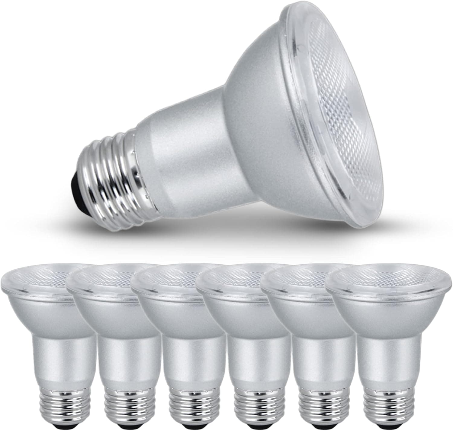 Xtricity LED PAR20 Dimmable Flood Light Bulb, 7 Watt (50W Equivalent), 500 Lumens, 5000K Soft White, 120V, Indoor/Outdoor, Energy Star Certified, UL Listed (6 Pack)