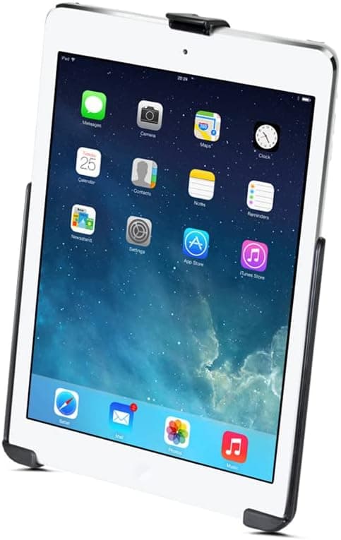 RAM Mounts EZ-Roll'r Cradle for Apple iPad 6th gen, Air 1-2 & Pro 9.7 RAM-HOL-AP17U Compatible with RAM B 1" and C 1.5" Size Round Ball Bases