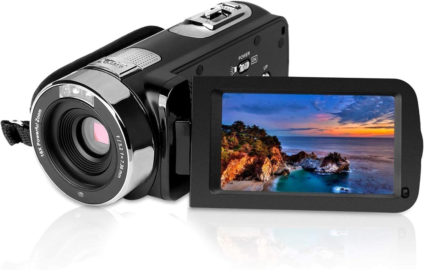 PowerLead 2.7" LCD Screen Digital Video Camcorder Night Vision 24MP Camera HD Digital Camera