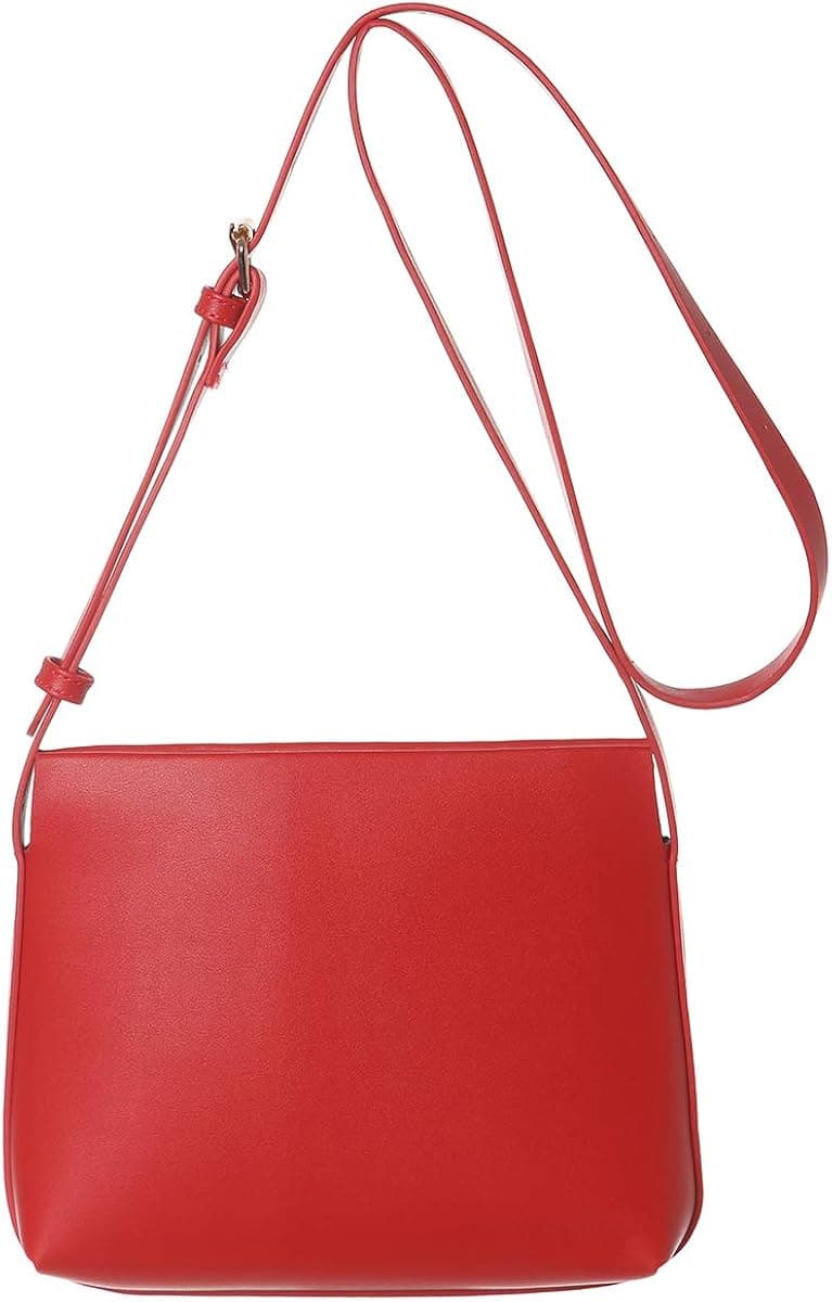 Haytijoe Small Crossbody Shoulder Bags Simple Style Small Purses and Handbags Crossbody for Women(Red)