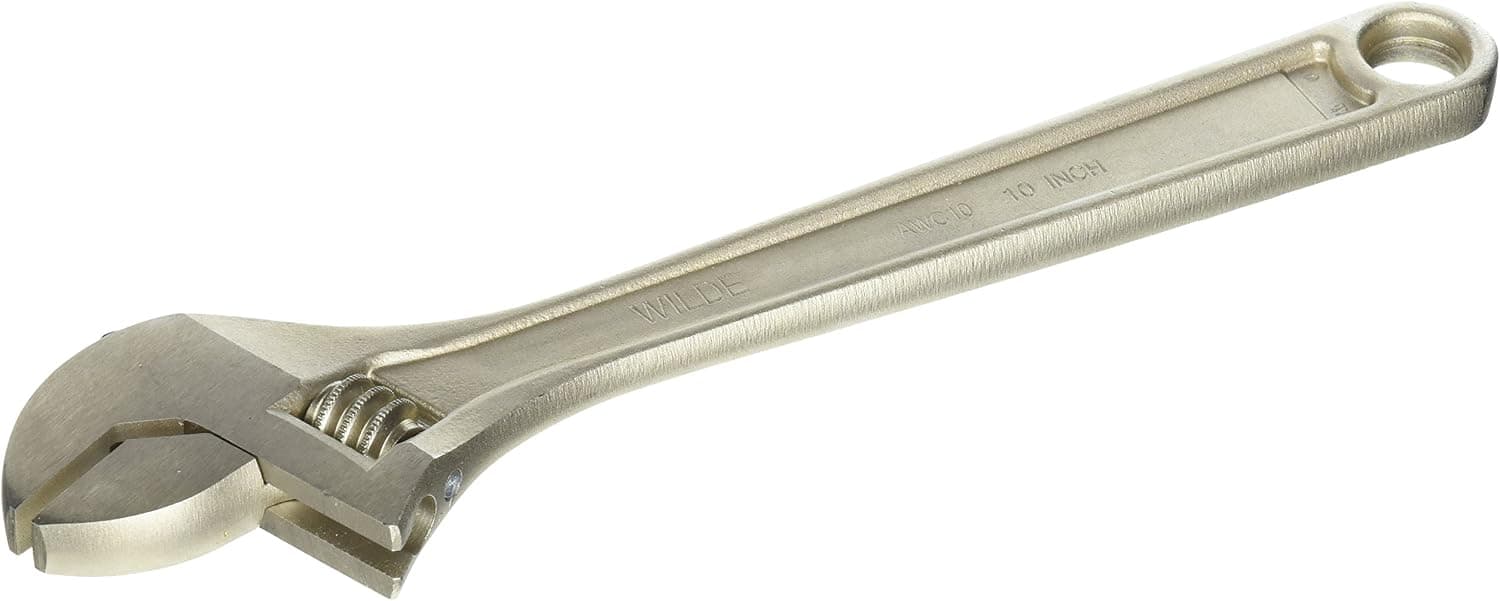 Wilde Tool AWC10/BL 10" Adjustable Wrench-Plated