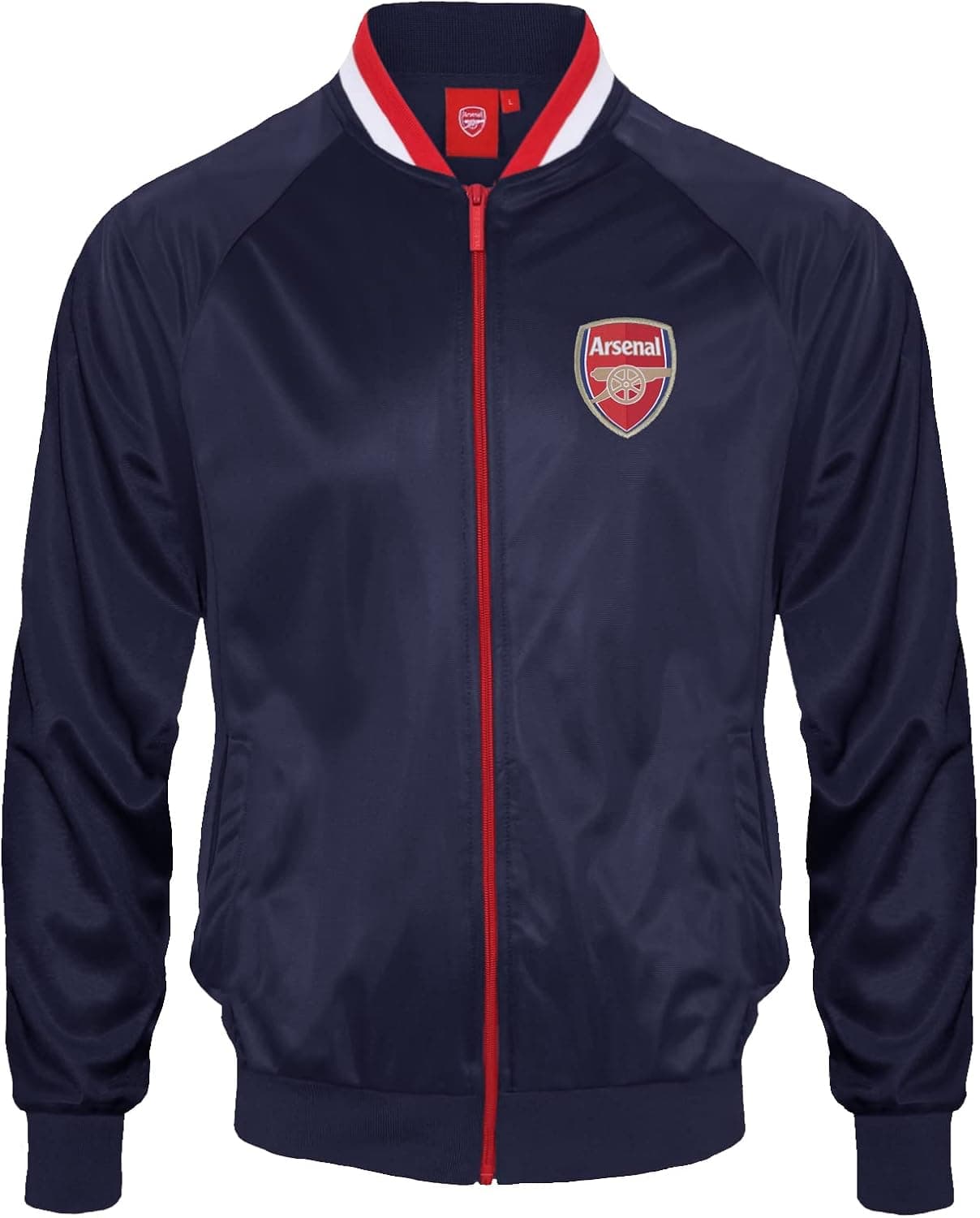 Arsenal FC Official Football Mens Retro Track Top Jacket Navy XXL Soccer Gift