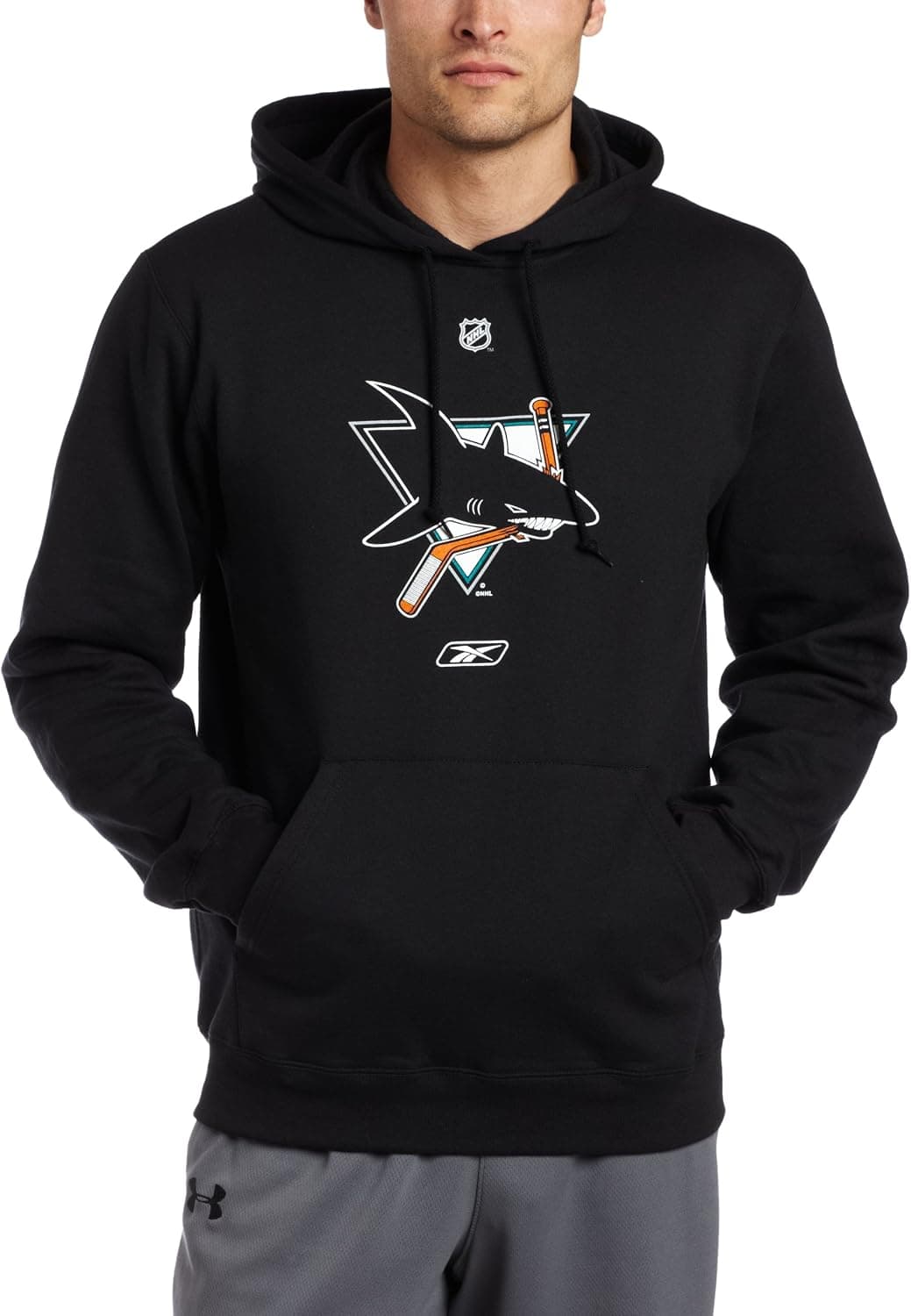 NHL San Jose Sharks Primary Logo Hooded Fleece