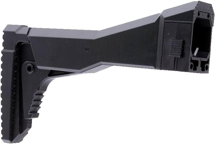 mooking 3D Printed Shoulder Stock Replacement B for Nerf N-Strike Elite Stryfe Color Black