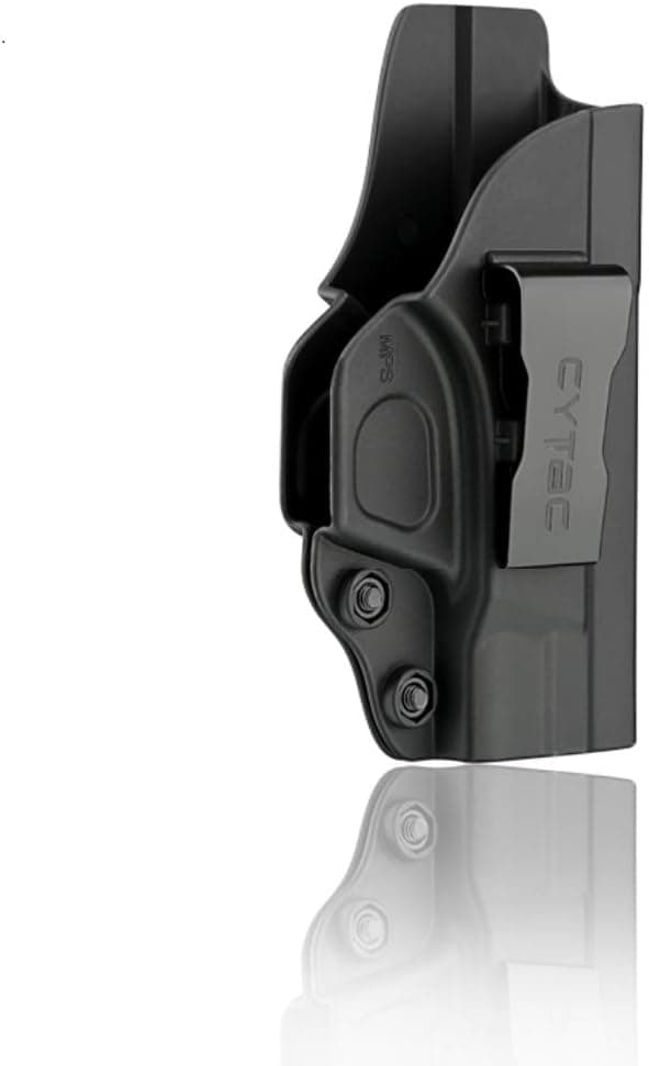 S&W M&P Shield 9MM IWB Holster, Polymer Inside The Waistband Concealed Carry Belt Holsters Fit Smith and Wesson MP Shield 9MM / .40 3.1 Inch Barrel, Right Handed