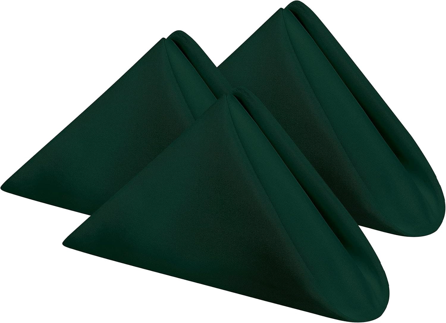 Utopia Home Hunter Green Cloth Napkins (12 Pack, 20x20 Inches), Ideal Dinner Napkins for Party, Wedding and Lunch/Dinner