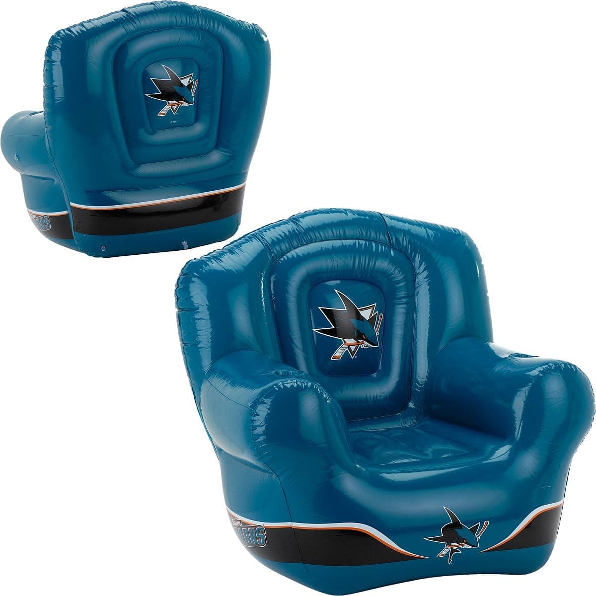 JF Sports San Jose Sharks Inflatable Lounge Chair