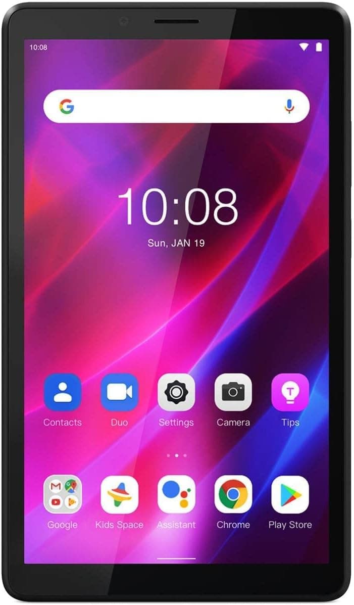 Lenovo Tab M7 3rd Gen 7" HD 32GB Wi-Fi Tablet, MediaTek MT8166, 2GB RAM, 2MP Rear & 2MP Front Camera, Android 11, Iron Gray