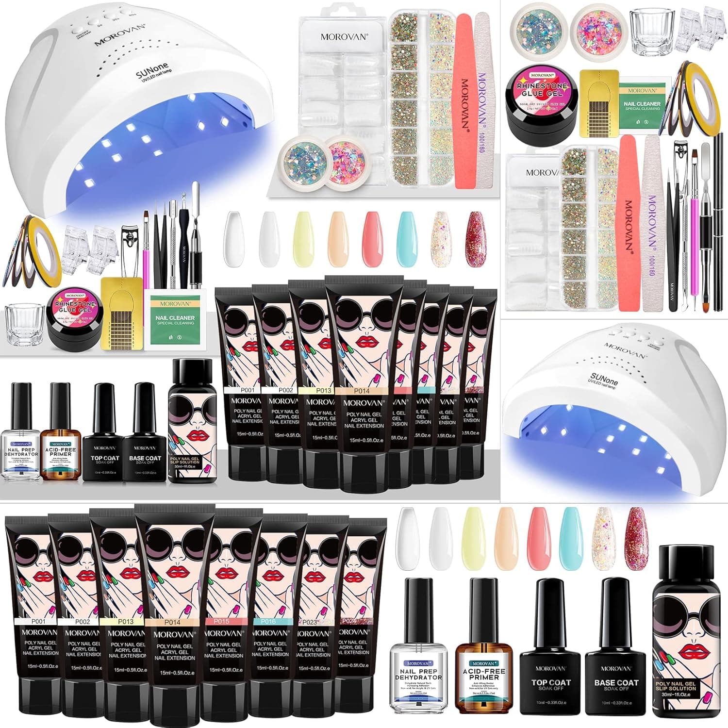 Morovan Poly Nail Gel Kit