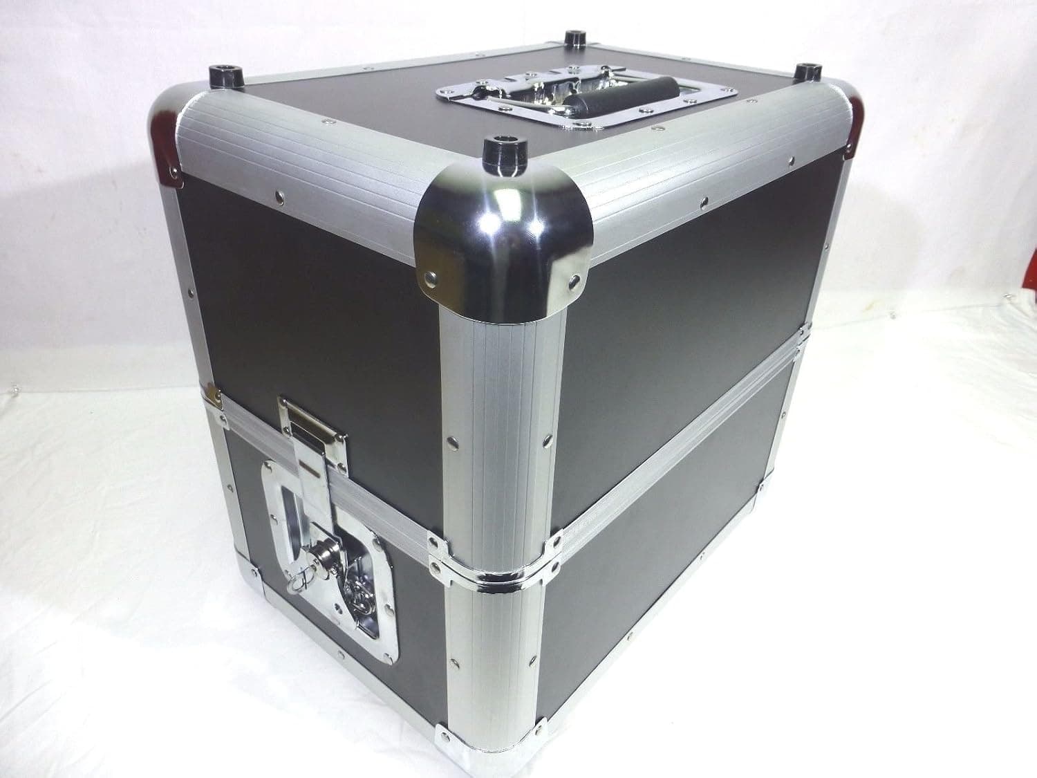 12" or LP Euro Style Half -Split Record Case Holds Up to 70 Vinyl Records LPX-70