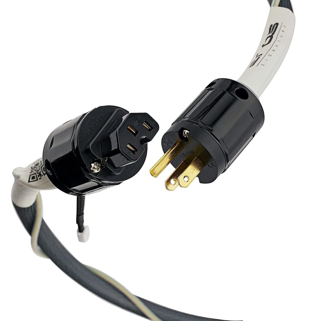 Titan Audio Eros Signature Power Cable - High Current (1.5M), grey