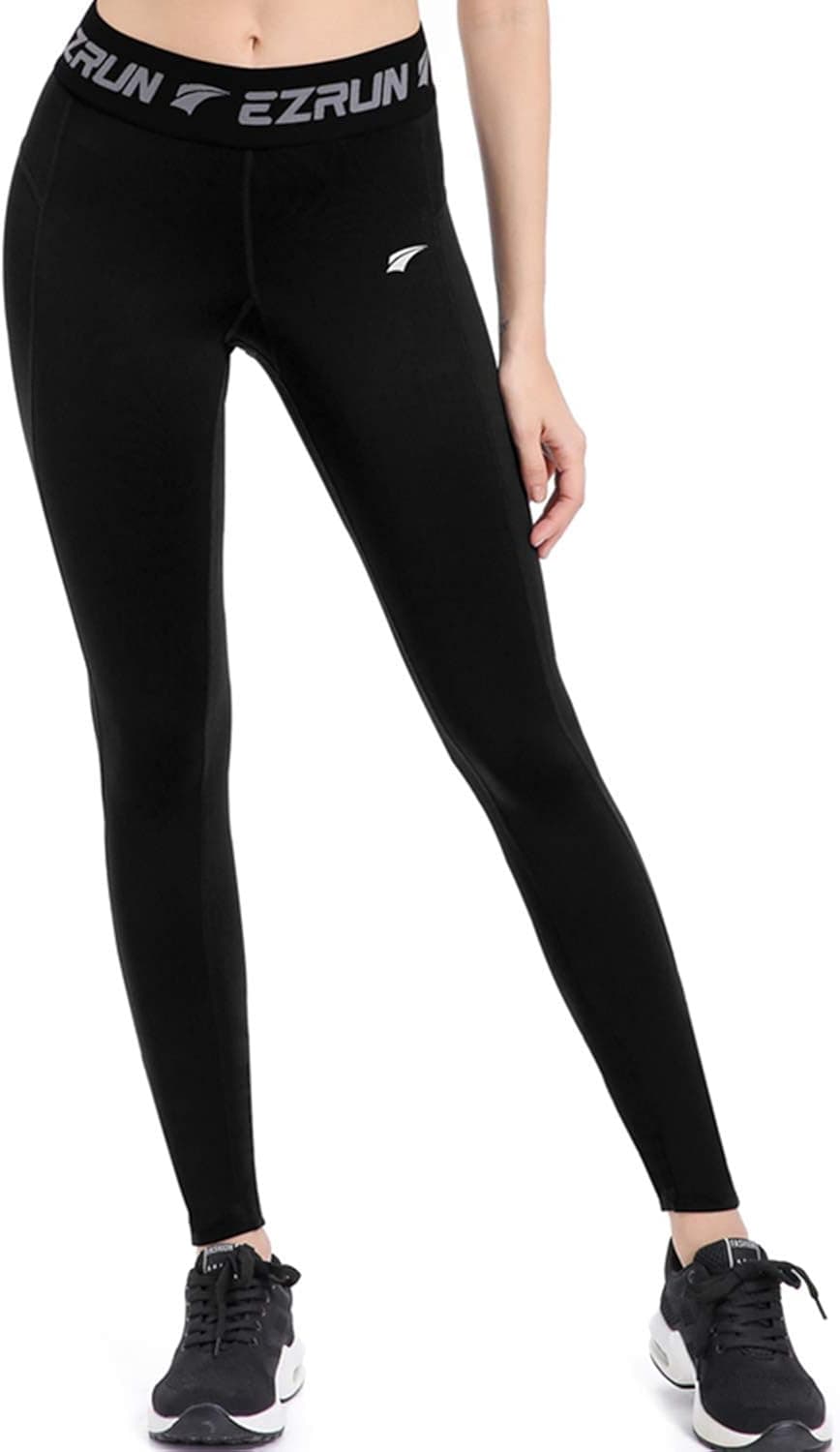 Women's High Waist Pro Compression Tights Running Workout Leggings Fitness Yoga Pants for Gym
