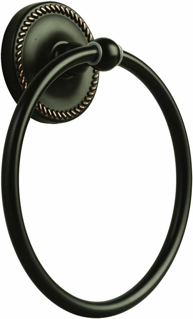 Design House 534222 Hamilton Towel Ring, Oil Rubbed Bronze