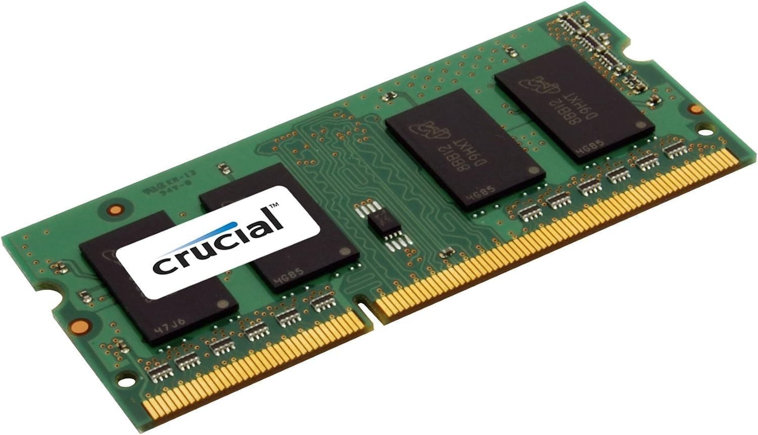 Crucial 2GB Single DDR3 1066 MT/s (PC3-8500) CL7 SODIMM 204-Pin Notebook Memory Module CT25664BC1067