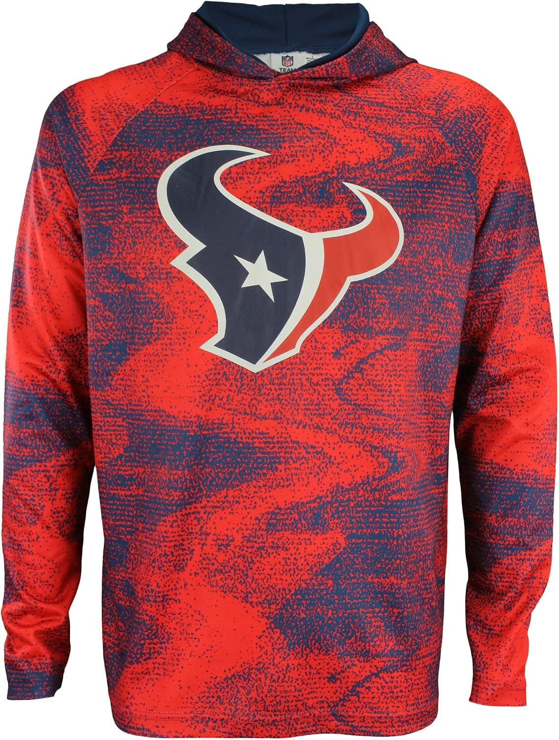 Zubaz NFL Men's Static Body Performance French Terry Hoodie