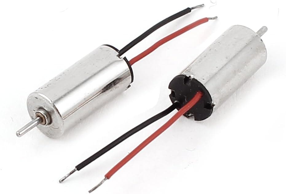 uxcell 2 Pcs DC 1.5V-3.7V 40000RPM Speed 6mm X 12mm Mini Micro Coreless Motor