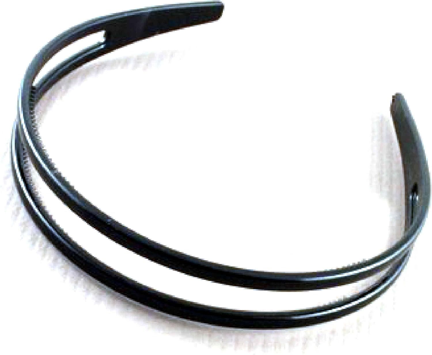 Black Double row Head band , Alice band , Ideal everyday wear , School,