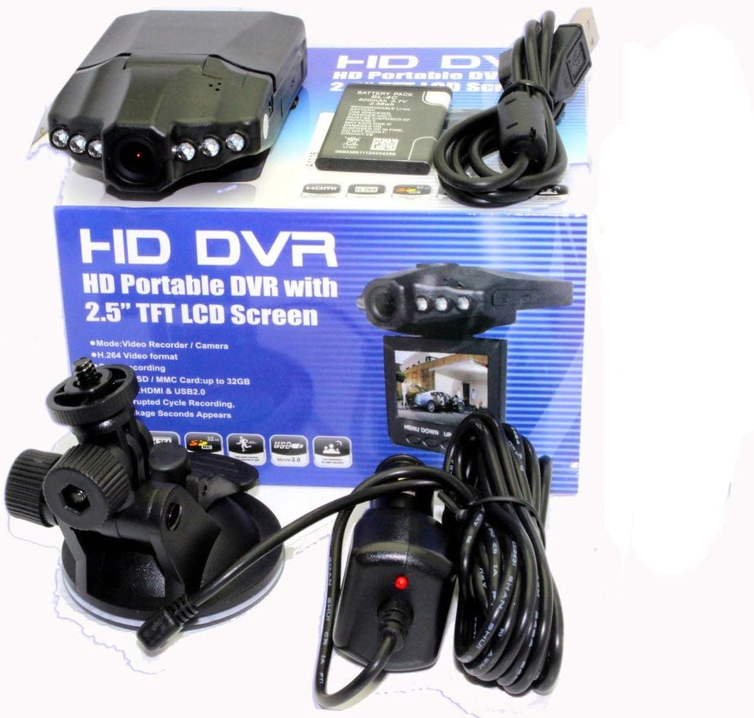 XYUN Newest Dvr207 270° Rotating 720p Car Vehicle Monitor Dash Video Camera Recorder