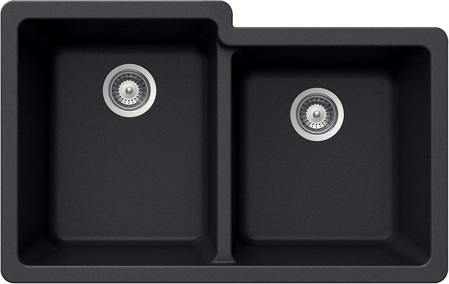 Houzer M-175U Midnite Sink, Black