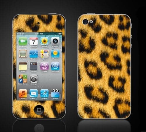 i-Pod Touch 4th Generation Vinyl Skin- Cheetah Print Design. Chetah looks real