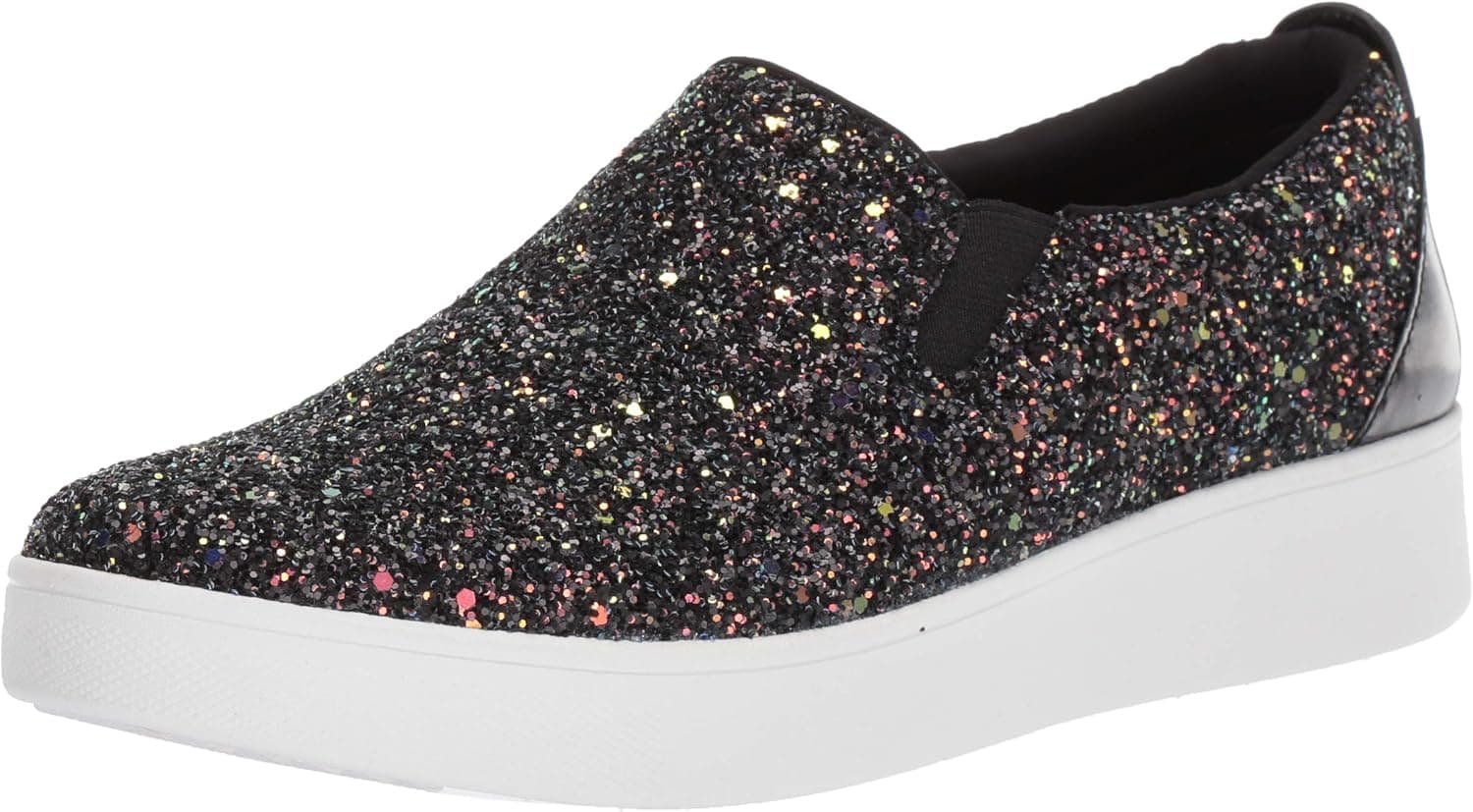 FitFlop Sania Skate Black Mix Glitter 7.5