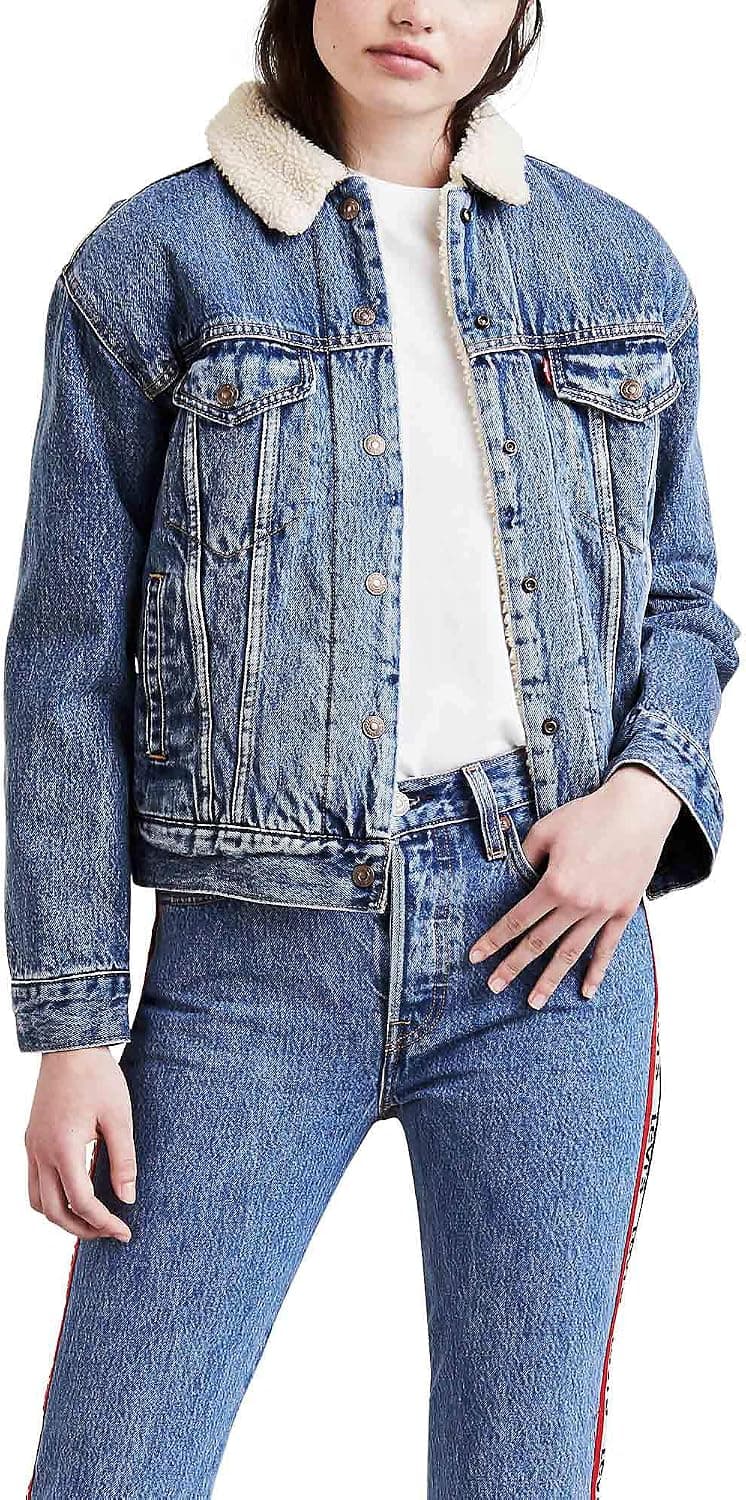 Levi's Women's Premium Ex-boyfriend Sherpa Jacket