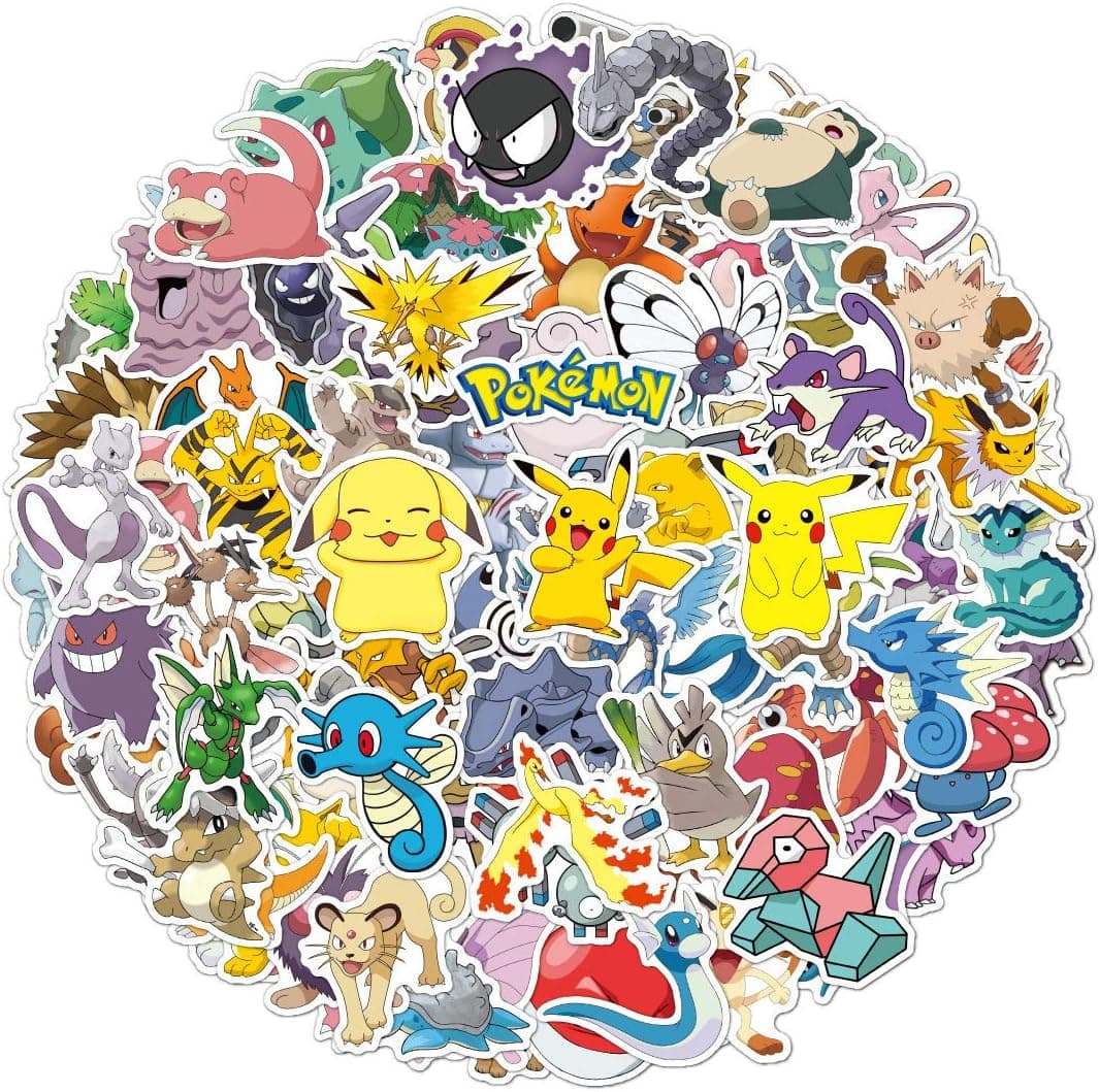 Anime Stickers - Japanese Cartoon Anime Stickers for Water Bottles Waterproof and Perfect for Laptop Hydroflask Car,1