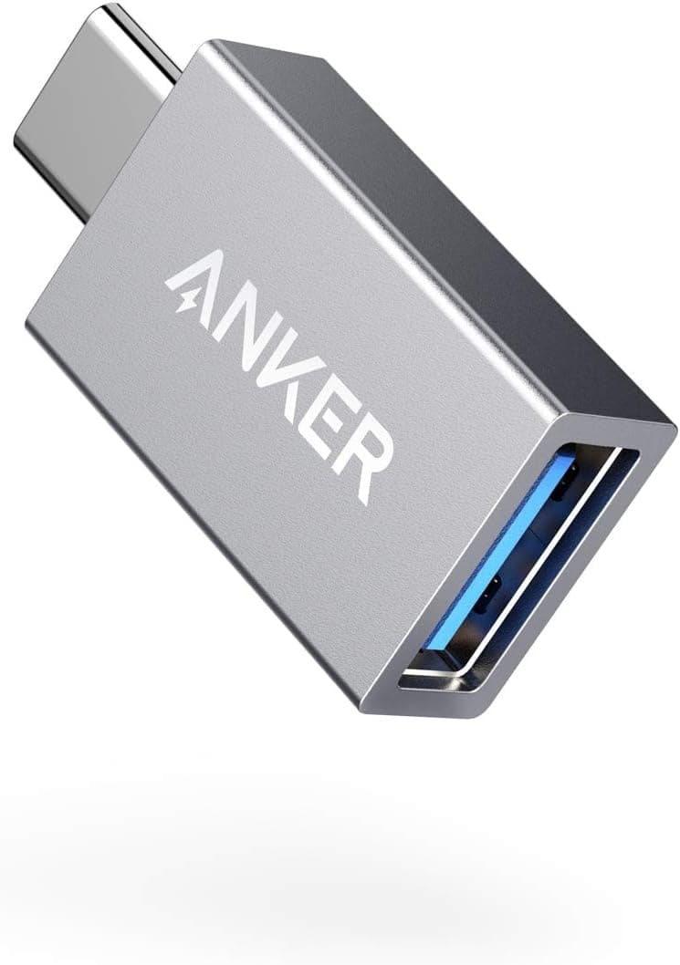 Anker USB C to USB 3.0 Adapter (Female), Type-C Adapter with Data Transfer Speed of Up to 5Gbps, Compatible with MacBook 2016, Samsung Galaxy Note 8, Galaxy S8 S8+ S9, Google Pixel, Nexus, and More