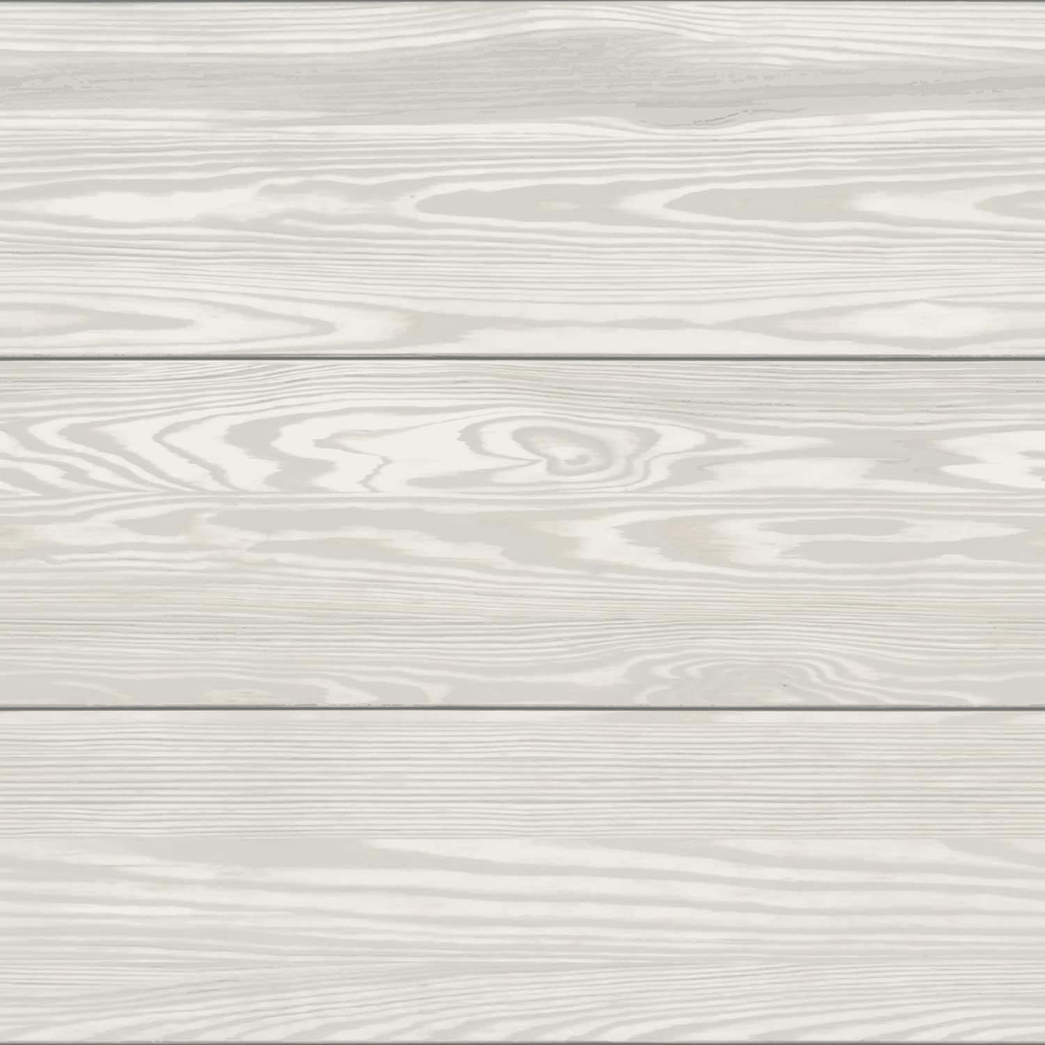 RoomMates RMK12387PL Taupe 3D Textured Shiplap Peel and Stick Wallpaper with Raised Inks