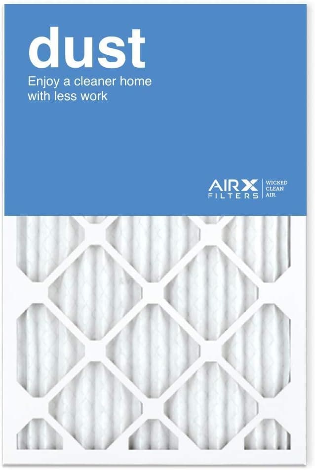 AIRX FILTERS WICKED CLEAN AIR. 16x25x1 Air Filter MERV 8-1 Single Filter, Actual Size is 15.5 x 24.5 x 0.75 Inches - PREMIUM USA Made. 16x25x1 Air Filters for Air Conditioner Furnace Filter Systems.